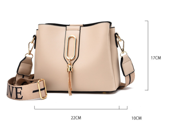 Hamhum Small Bags Women Women's Bags Shoulder Messenger Bag All-match Pure Trend Color Casual Handbag