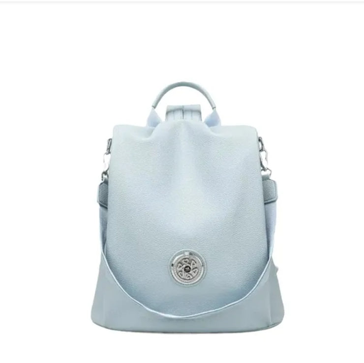 Humham The New Seasonal Series Of Shoulder Bags Haze Blue New Fashion Leisure Ladies Backpack Large Capacity