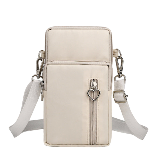 Humham New Mobile Phone Bag Women's Messenger Bag Hanging Neck Coin Purse Vertical Handbag New All-match Mini Small Crossbody Bag