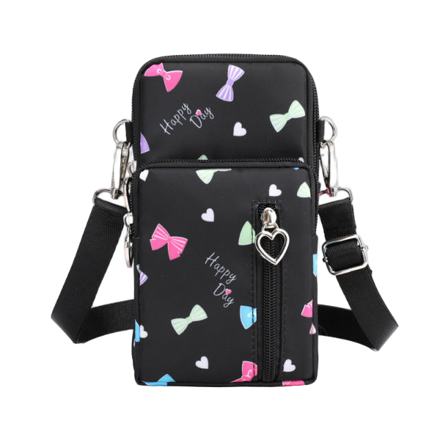 Humham New Mobile Phone Bag Women's Messenger Bag Hanging Neck Coin Purse Vertical Handbag New All-match Mini Small Crossbody Bag
