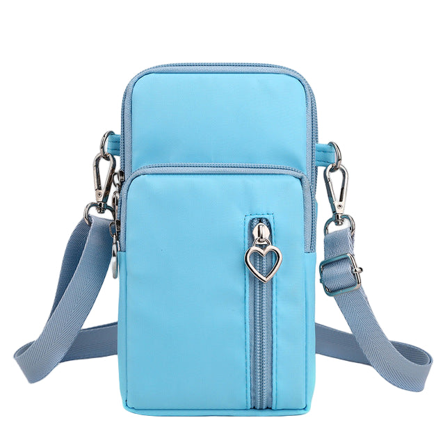Humham New Mobile Phone Bag Women's Messenger Bag Hanging Neck Coin Purse Vertical Handbag New All-match Mini Small Crossbody Bag