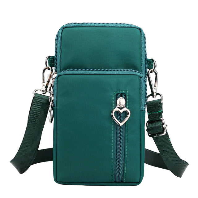 Humham New Mobile Phone Bag Women's Messenger Bag Hanging Neck Coin Purse Vertical Handbag New All-match Mini Small Crossbody Bag