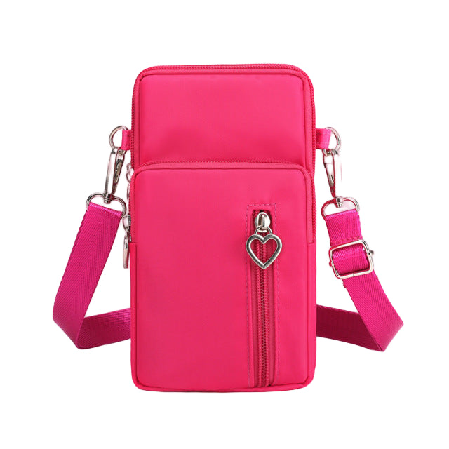 Humham New Mobile Phone Bag Women's Messenger Bag Hanging Neck Coin Purse Vertical Handbag New All-match Mini Small Crossbody Bag