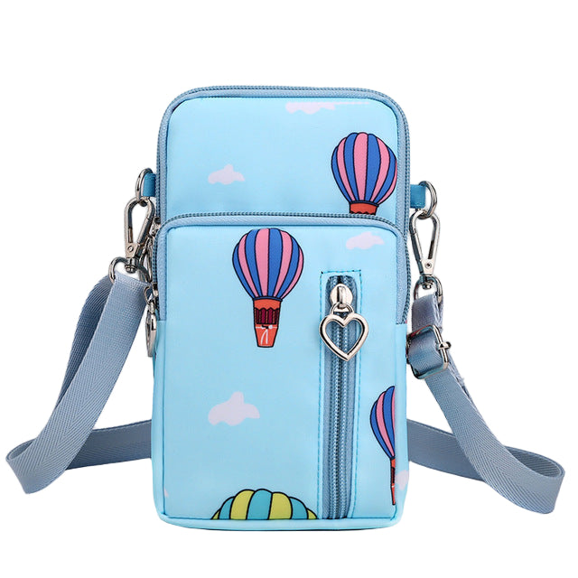 Humham New Mobile Phone Bag Women's Messenger Bag Hanging Neck Coin Purse Vertical Handbag New All-match Mini Small Crossbody Bag