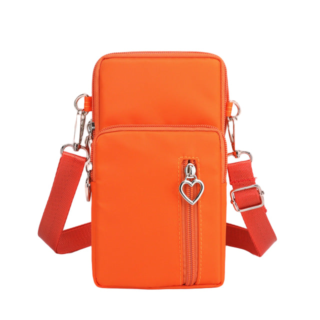 Humham New Mobile Phone Bag Women's Messenger Bag Hanging Neck Coin Purse Vertical Handbag New All-match Mini Small Crossbody Bag