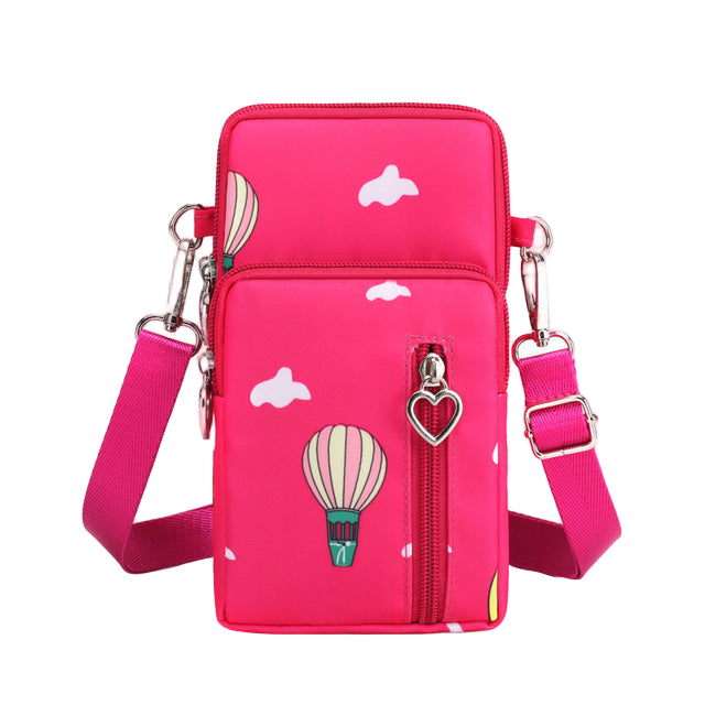 Humham New Mobile Phone Bag Women's Messenger Bag Hanging Neck Coin Purse Vertical Handbag New All-match Mini Small Crossbody Bag